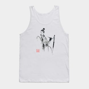 seated samurai Tank Top